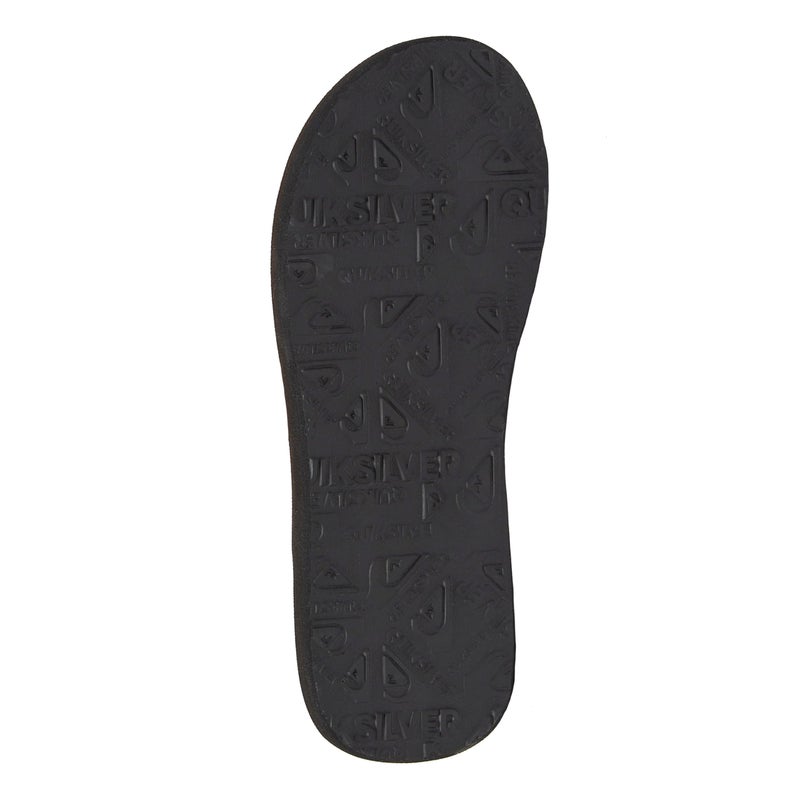 Quiksilver Carver Suede Flip Flops for Men, Arch Support Athletic Mens Sandals, Size 6 to 16 Thong Mens Slides, Demitasse Solid, 7 M US - Image 5